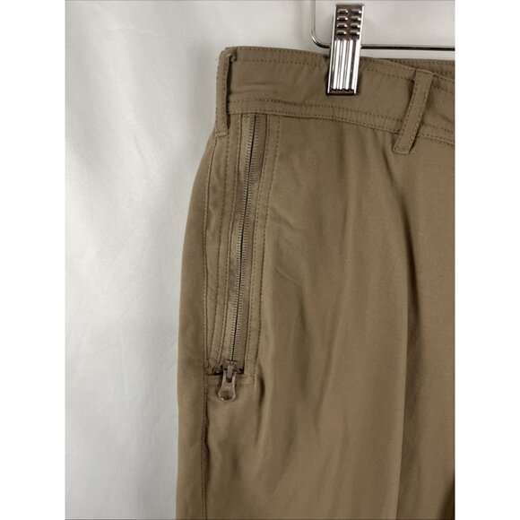 Clothing Arts P-Cubed Pickpocket Proof Beige Nylon Pants Men's Size 34X34 - Picture 3 of 12